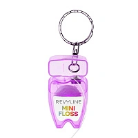 Вощеная зубная нить-брелок Revyline floss mini с бамбуковым углем, 15 м