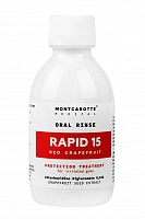 Ополаскиватель MontCarotte RAPID15 Красный грейпфрут, хлоргексидин 0,15% 200 мл