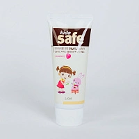 Детская зубная паста Lion Kids Safe со вкусом клубники (от 3 до 12 лет), 90 г