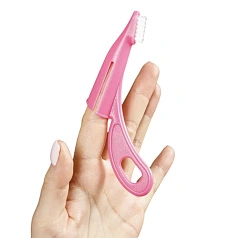 Анатомическая зубная щетка для собак средних и крупных пород