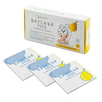 Салфетки детские As-Farm Вкусный уход, груша (от 0 до 3 лет), 20 шт