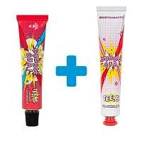 Набор из зубной пасты и пасты-маркера MontCarotte Teens Bubble Gum
