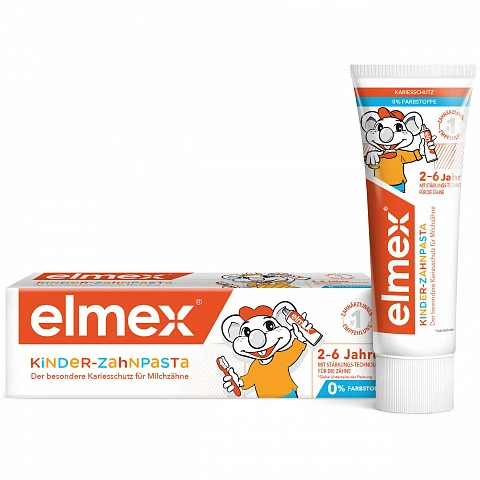 Зубная паста Colgate Elmex Kids от 2 до 6 лет, 50 мл - изображение 1