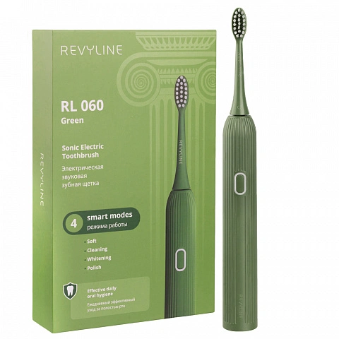 Электрическая зубная щетка Revyline RL 060 Зелёная - изображение 1