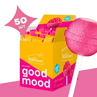 Леденец на палочке Ksilibon Lollipop Дикая малина, 50 шт. - изображение 1