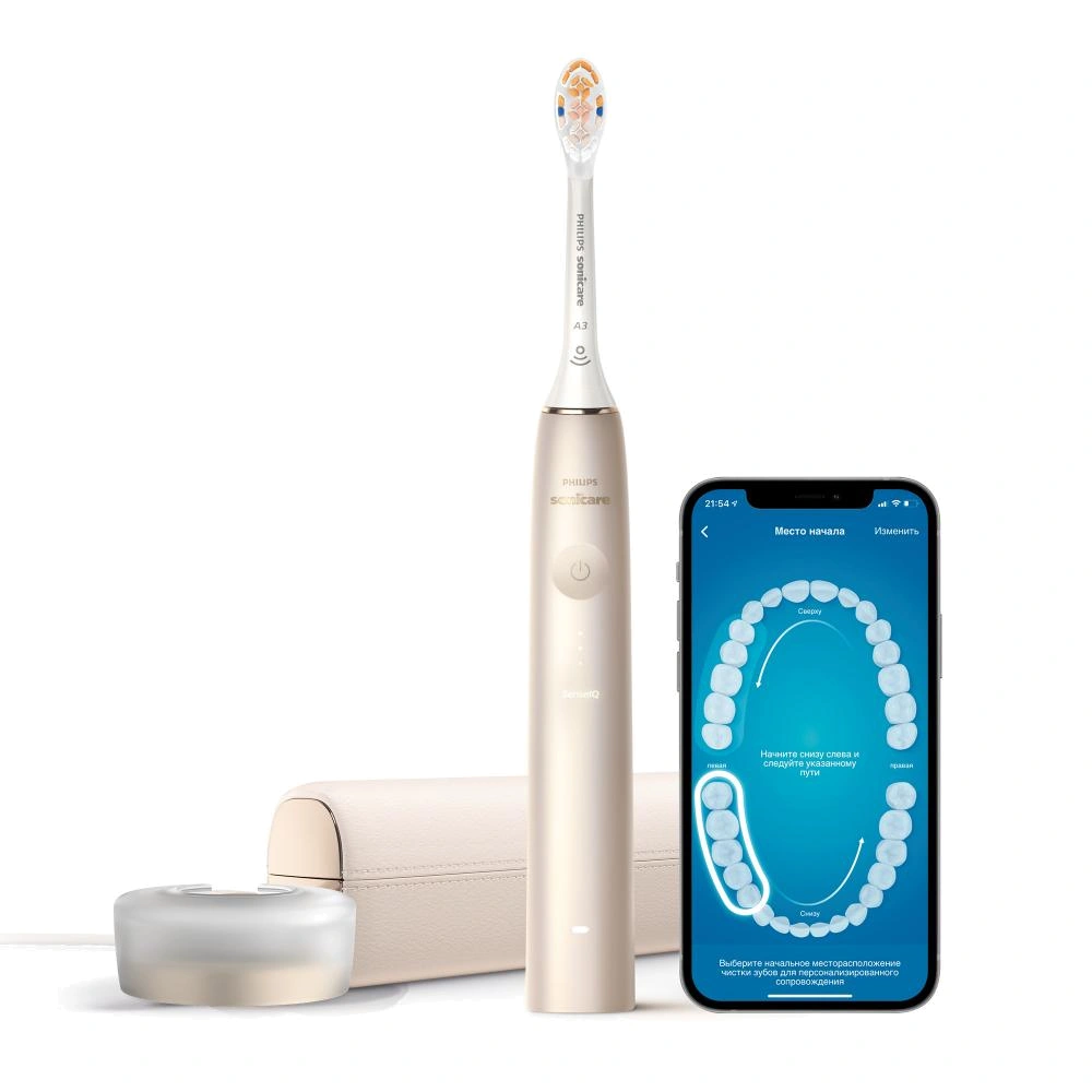 Электрическая зубная щетка Philips Sonicare 9900 Prestige HX9992/11 - изображение 1