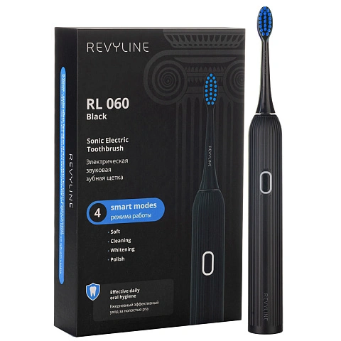 Электрическая зубная щетка Revyline RL 060 Чёрная - изображение 1