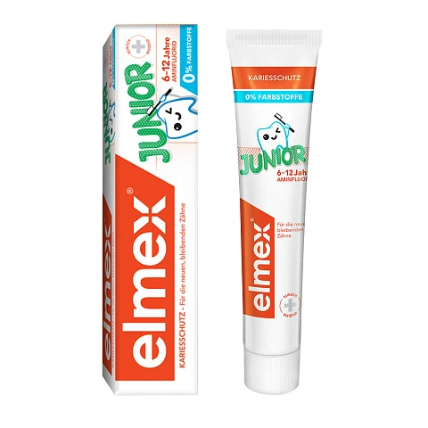 Зубная паста Colgate Elmex Junior 6-12 лет - изображение 1