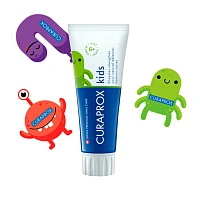 Детская зубная паста Curaprox Kids 1450 ppm со вкусом мяты (с 6 лет), 60 мл - изображение 10