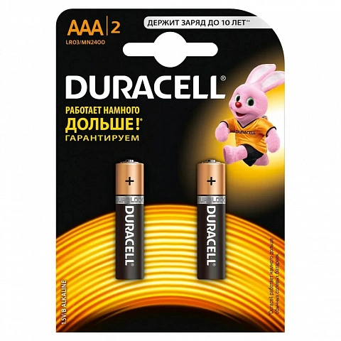 Батарейки DURACELL AAA (2 шт) - изображение 1