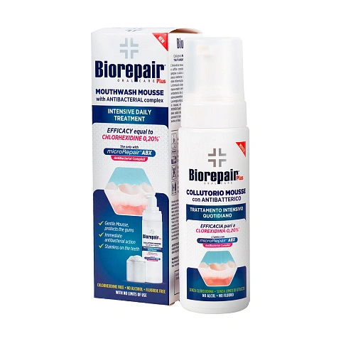 Мусс Biorepair Plus Mouthwash Mousse, 200 мл - изображение 1