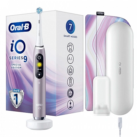 Электрическая зубная щетка Oral-B iO 9 Rose Quartz Special - изображение 1