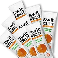 Леденец на палочке Swit Ksilit by Revyline Апельсин с витамином С, 8 шт