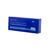 Одноразовые зубные щетки Revyline с напылением пасты (10 шт.) - изображение 1