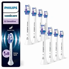 Насадки Philips Sonicare HX6058/87 S2 Sensitive Standard, 8 шт