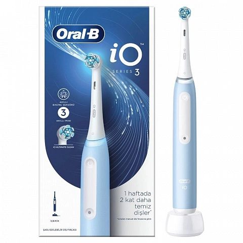 Электрическая зубная щетка Oral-B iO Series 3 Ice Blue - изображение 1