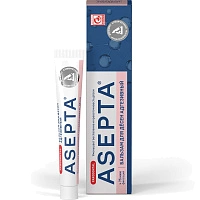 Бальзам для десен адгезивный Асепта Parodontal, хлоргексидин 0,1% 10 гр