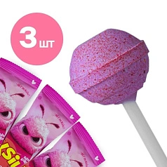 Леденец на палочке Xylitol Lollipop Клубника, 3шт