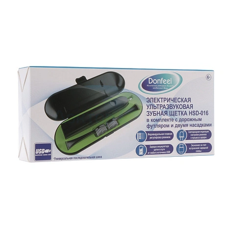 Электрическая зубная щетка Donfeel HSD-016 черная - изображение 8