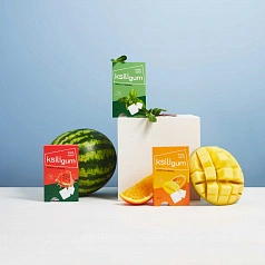 Жевательная резинка Ksilibon Gum Спелый арбуз, 12 шт.