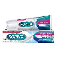 Крем для фиксации протезов КОРЕГА Защита для десен, 40г - изображение 1