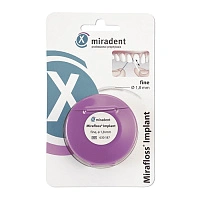 Флосс miradent Mirafloss Implant 1,8 мм, для имплантов/брекетов - изображение 1