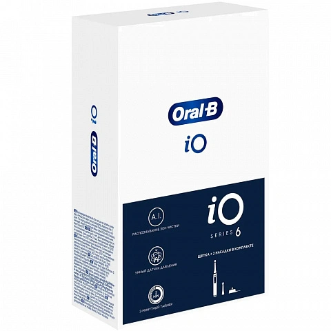 Электрическая зубная щетка Oral-B iO 6 White - изображение 2