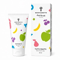 Детский зубной гель MontCarotte Kids Tooth Gel мультифрукт (с 0 лет), 40 мл - изображение 1