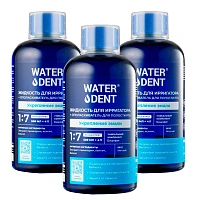 Набор из 3 жидкостей для ирригатора Waterdent Укрепление эмали