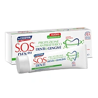 Зубная паста S.O.S. DENTI Protection With Antibacterial, 75 мл - изображение 1