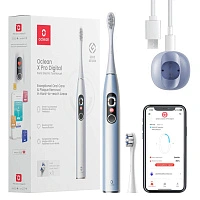 Электрическая зубная щетка Oclean X Pro Digital серебряная - изображение 12