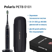 Электрическая зубная щетка Polaris PETB 0101, черная - изображение 2