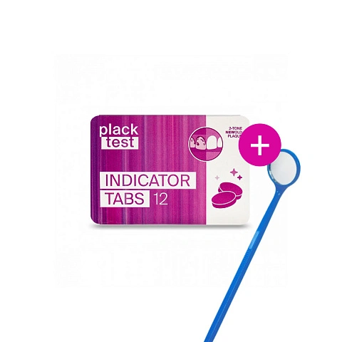 Таблетки для индикации Plack Test Indicator Tabs, 12 шт - изображение 1