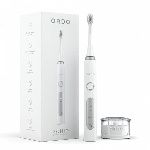 Электрическая зубная щетка Ordo Sonic+ SP2000-CG, бело-серебряная - изображение 1