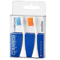 Насадки Sensitive для Curaprox Hydrosonic Pro, Голубая/Оранжевая, 2 шт.