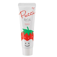 Детская зубная паста Ci Medical "Доктор Сияй" Pucci ReCal Strawberry (c 3 лет), 50 мл - изображение 1