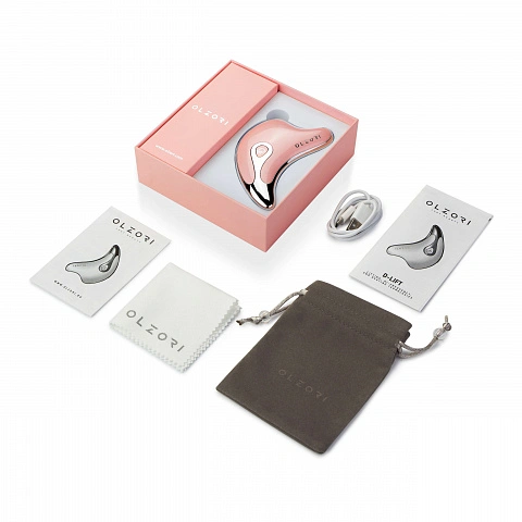 Массажер для омоложения и лифтинга с микротоками OLZORI D-Lift Rose - изображение 2