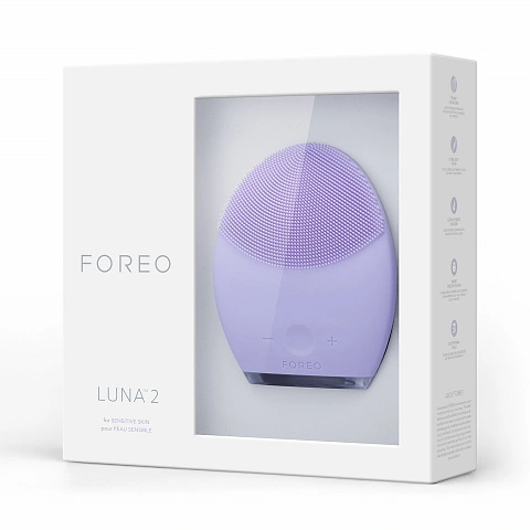 Щетка для чистки и массажа лица Foreo LUNA 2 для чувствительной кожи, фиолетовая - изображение 3