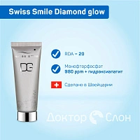 Зубная паста Swiss Smile Diamond glow, 75 мл
