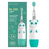 Электрическая зубная щетка Revyline RL 025 Panda Зеленая - изображение 1