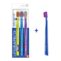 Набор  3+1 зубных щёток Curaprox 5460 Ultrasoft - изображение 4